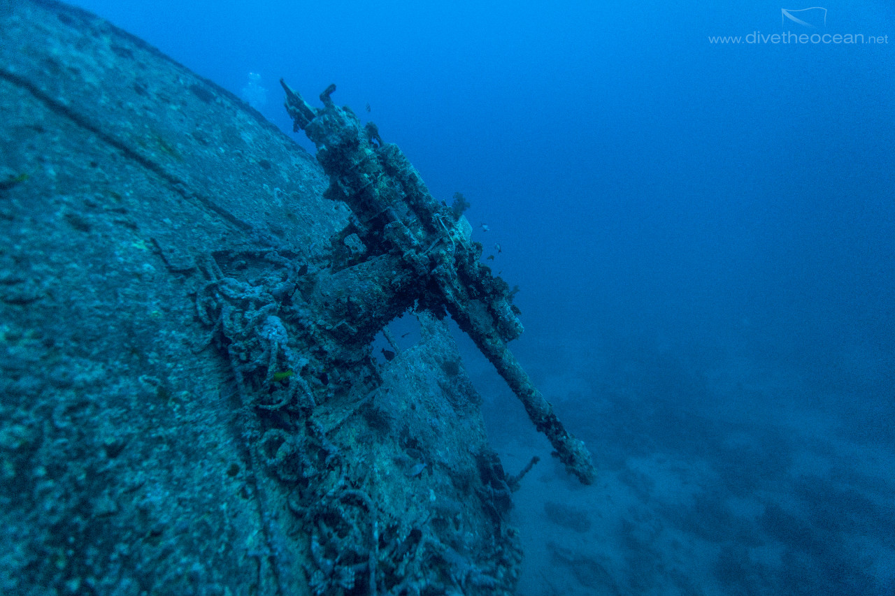 Thistlegorm stern cannon