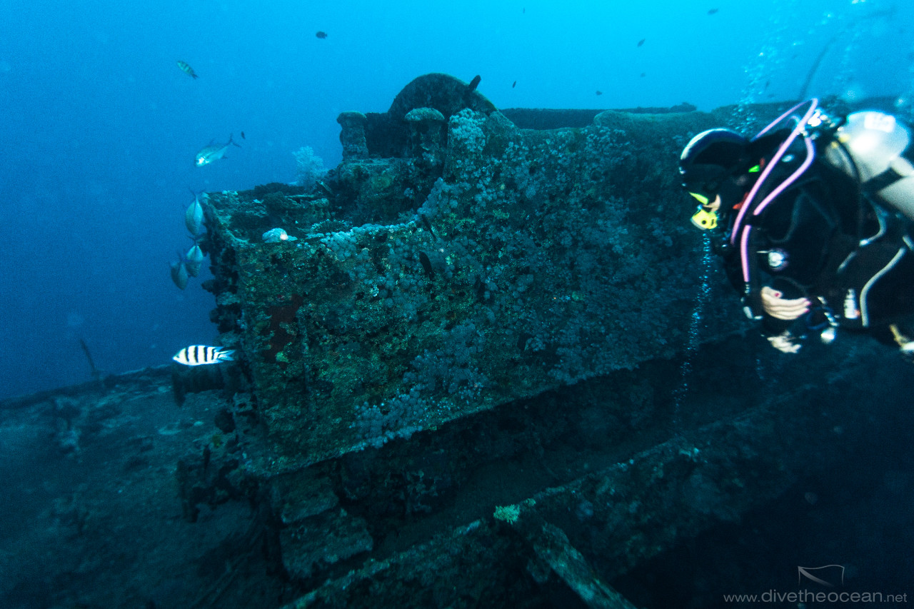 wagon on SS Thistleghorm wreck