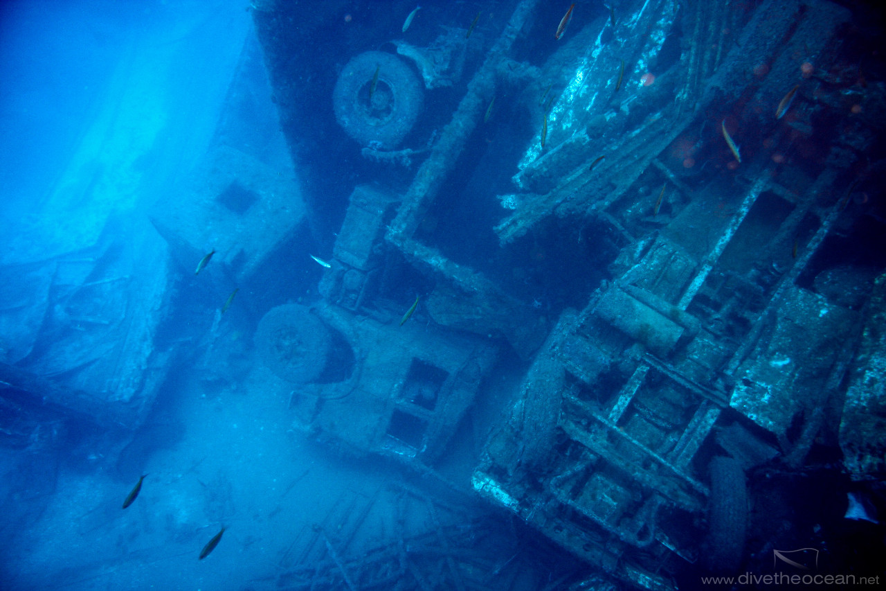 Trucks from Zenobia Wreck