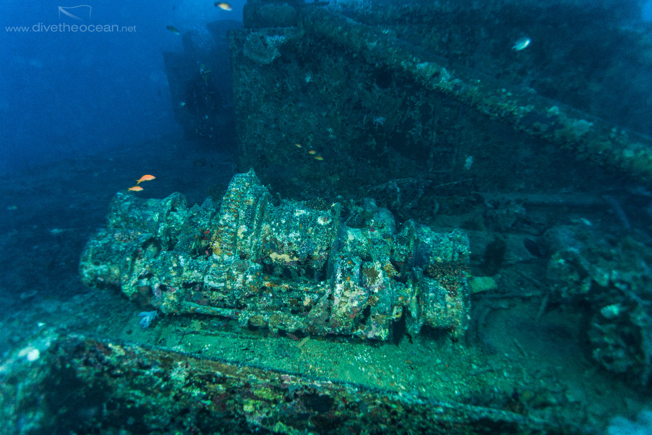 Gearbox on SS Thistlegorm