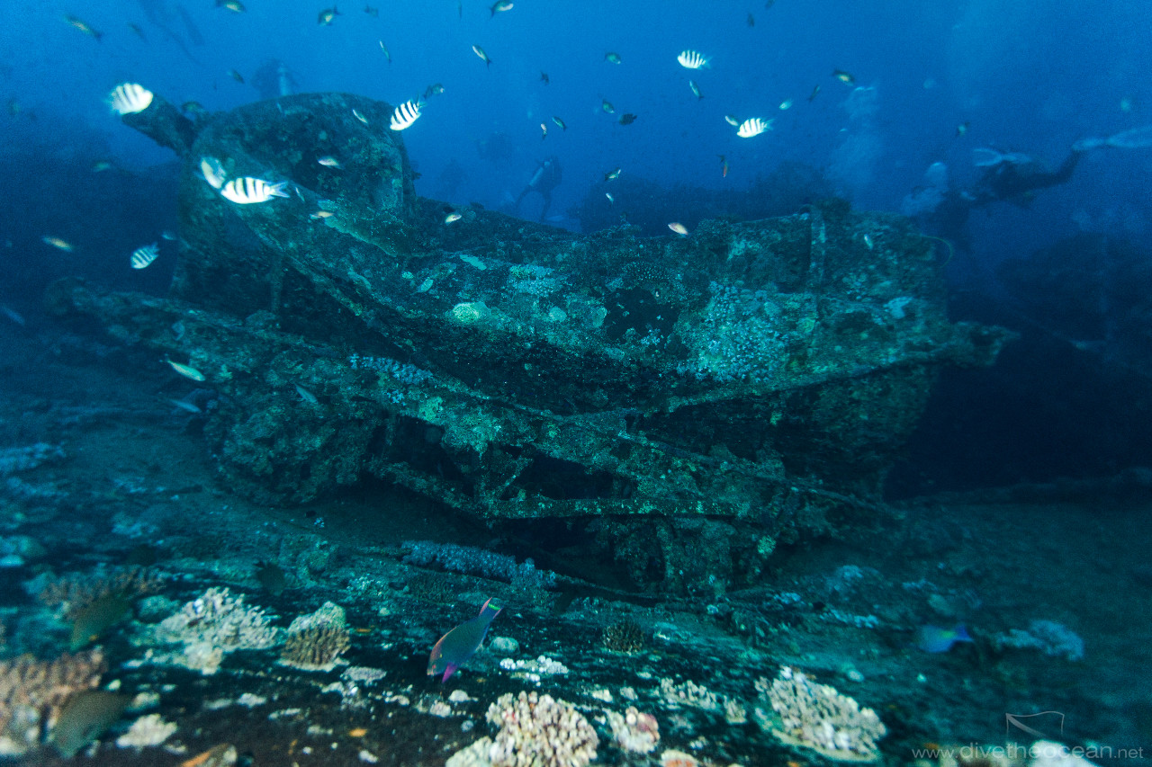 wagon on SS Thistleghorm wreck